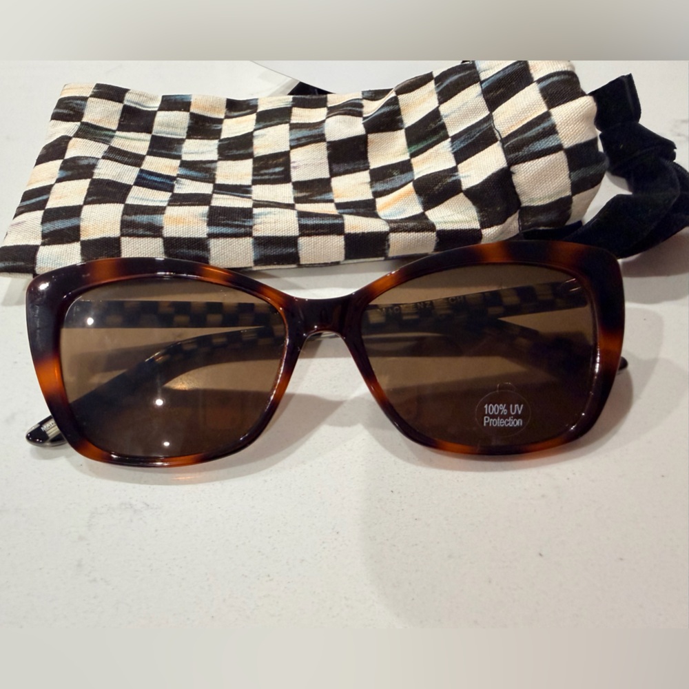 MacKenzie-Childs Brown Sunglasses